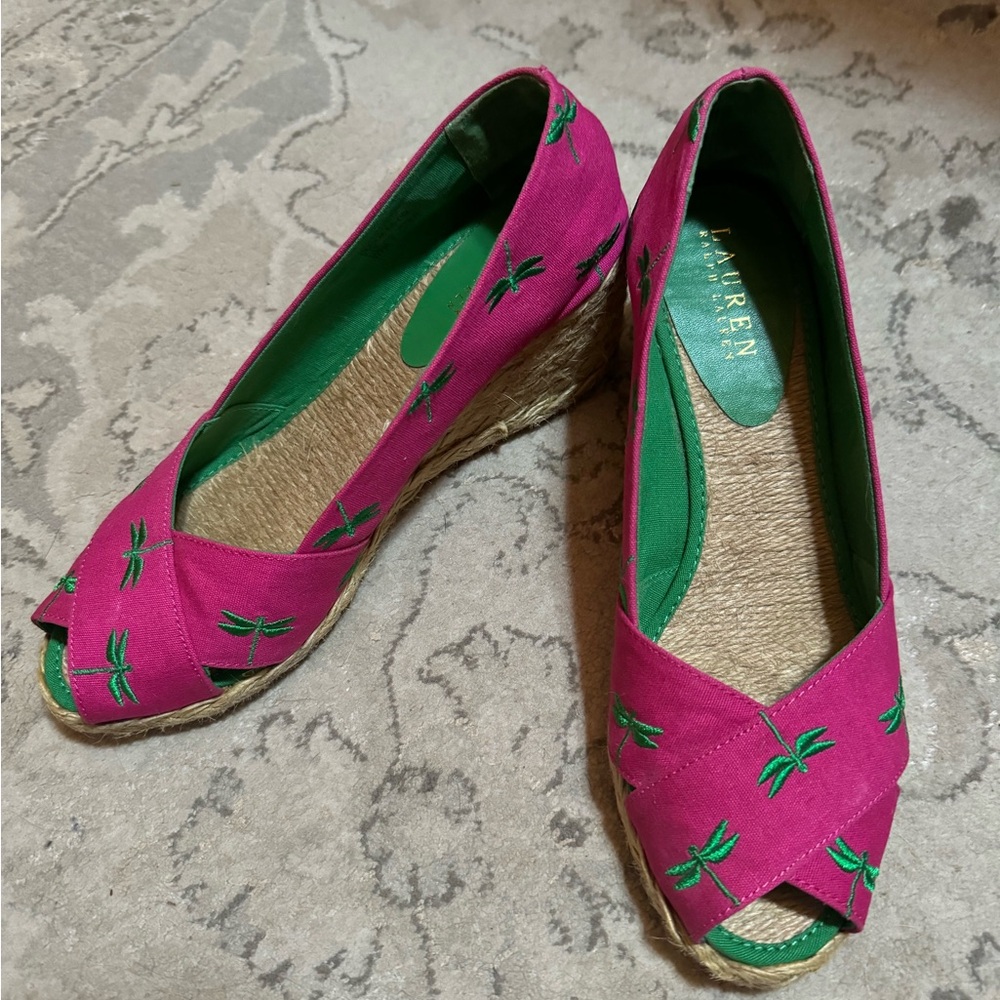 Lauren Ralph Lauren Cecilia Espadrilles Wedge